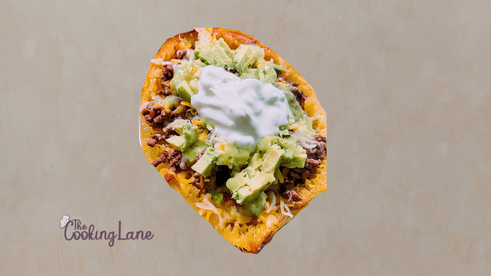 Spaghetti Squash Taco Boat